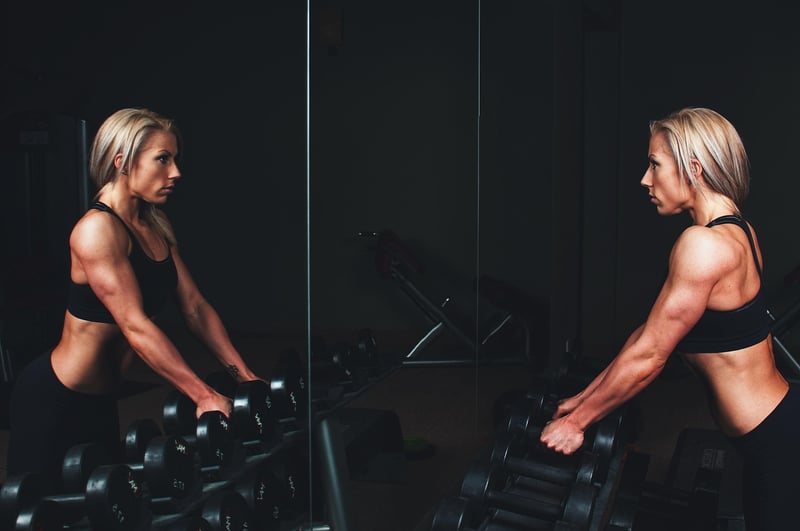 Woman doing Pilates
